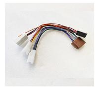 Car Radio Stereo ISO Wiring Harness Adapter Retrofit Power Wiring Cable Compatible with Toyota Corolla Camry Sienna RAV4 Tacoma with 20 PIN Steering Wheel Connector