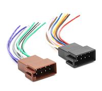Car Radio Universal Connector Adapter Cable DIN ISO Plug Power Audio