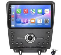 Car Radio Upgrade Dash Kit for F-ord Mustang 2010 2011 2012 2013 2014 Wireless CarPlay Android Auto Stereo 10.1 Inch Touch Screen GPS Bluetooth WiFi SWC MirrorLink EQ Audio Camera(Color:8CORE 4+64G)