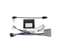 Car Radio Wiring Harness Connector Socket Power Cable with CANBus Decoder Compatible for Jeep Compass Grand Cherokee Patriot Wrangler