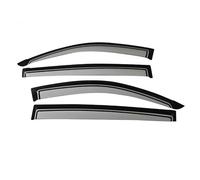 Car Rain Shield Side Window Deflector Car Rain Deflector Window Rain Shield For For Triton MQ MR L200 2015-2021 Window Door Visor Rain Guard Wind Shield(Sliver)