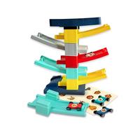 Car Ramp Race Track Tower Toy for Kids and Toddlers | 6-Layer Ramp Racer with Mini Cars & Parking Lot | Montessori Educational toddler toys for 1, 2, 3 Year Old | Boys & Girls Gifts