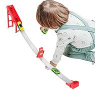 Car Ramp Toy - Catapult Track Toy with 2 Cars, Educational Racing Game | Fun Interactive Race Car Track for Toddler Development and Learning, Mini Set for Birthday Party, Preschool, Home Entertain