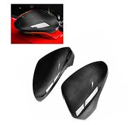 Car Real Carbon Fiber Exterior Door Side Reverse Shell Cap Rear View Mirror Cover Fits for P&orsche Panamera 971 2017-2020