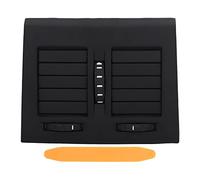 Car Rear Air Conditioning Outlet Vent 1ZD819203 Black, Replacement for Octavia 2004 2013, Rear Armrest Air Vent Assembly, Dynamic Interior Design with PC and ABS Material,