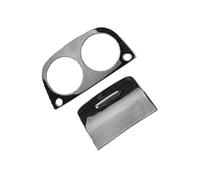 Car Rear Air Conditioning Vent Frame Decoration Cover Trim For Mercedes For Benz S Class W222 2014-2020 WEFOLCC(Black)