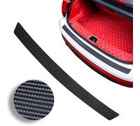 Car Rear Boot Bumper Protector for Dacia Logan 2004-Present Carbon Fiber Auto Trunk Door Sill Anti-Scratch Sticker Trunk Sill Door Edge Protection Strip,43.3 * 5.51 inch