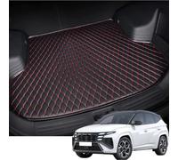 Car Rear Boot Leather-Mat for Hyundai TUCSON NX4 Petrol/Petrol N Line 2021 2022 2023 2024 2025, Cargo Tray Liners Anti-Scratch Anti-Slip Carpets, Trunk Protector Pad Interior Accessories