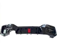 Car Rear Bumper Diffuser For BMW 1 Series F20 F21 2012-2014 2015-2019 Auto Rear Diffuser Lip Bumper WITH LED Back Spoiler(With light 15-19)