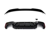 Car Rear Bumper Diffuser For BMW For 5 Series For G38 520i 530i 540i 16-23 Diffuser Trunk Spoiler Rear Bumper Lip