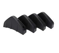 Car Rear Bumper Diffuser For Jaguar XF XE 2009-2021 Rear Bumper Lip Diffuser Splitter Spoiler Shark Fins Car Auto Anti-crash Carbon Fiber(Black)