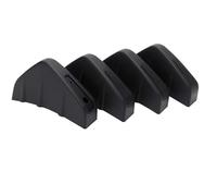 Car Rear Bumper Diffuser For Suzuki for Swift RS Rear Bumper Lip Diffuser Defuzer Shark Fins Curved Spoiler Wing Splitter 4Piece(Black)