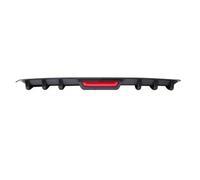 Car Rear Bumper Diffuser For Toyota For RAV4 For XLE Car Rear Bumper Diffuser Lip W/Tail Brake Stop Light Splitter Spoiler Shark Fin Kit(Carbon Fiber)