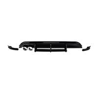 Car Rear Bumper Diffuser For VW For Polo MK5 6R 2009-2014 Rear Side Splitters Spoiler Lip Body Kits ABS 3 Fins Car Bumper Diffuser