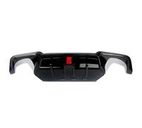 Car Rear Bumper Diffuser Lip For BMW 5 Series F10 Sport 2010-2016 Rear Bumper Diffuser With LED Light Spoiler Lip Guard(Glossly Black)