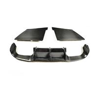 Car Rear Bumper Diffuser Lip For BMW F87 For M2 2016-2022 Rear Diffuser Bumper Lip & Side Lower Splitter Cover Spoiler Plate Guard