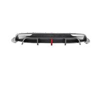 Car Rear Bumper Diffuser Lip For Tesla For Model 3 2024+ Rear Bumper Diffuser Lip With LED Pilot Light Cars Spoiler Splitter Tuning Body Kits(Carbon fiber look)