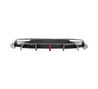 Car Rear Bumper Diffuser Lip For Tesla For Model 3 For Highland 2024 2025 Automobile Rear Bumper With LED Light With Spoiler Lip Splitter Diffuser Modification(Carbon fiber)