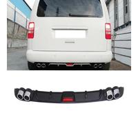 Car Rear Bumper Diffuser Lip For VW Caddy,ABS Exhaust Splitter Spoiler,Body Kit,A-Black