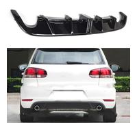 Car Rear Bumper Diffuser Lip For VW Golf MK6 GTI 2008-2013,Boot Exhaust Splitter Spoiler Plate,ABS/Gloss Black