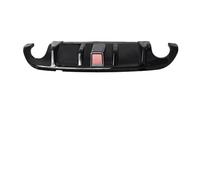 Car Rear Bumper Diffuser Lip With/Without Light Compatible For Infiniti Q50 2014 2015 2016 2017 2018 2019 2020 2021 2022(2014-2017 Style 4)