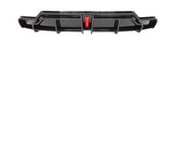 Car Rear Bumper For 2017-2023 For Tesla For Model 3 Rear Bumper Diffuser Splitter Spoiler Lip Bodykit Black Carbon Tuning Accessories Part(Carbon fibre look)