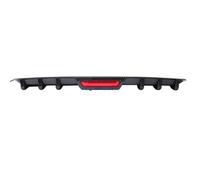Car Rear Bumper Lip Diffuser For Chrysler 300C SRT8 Car Rear Bumper Diffuser Lip W/Tail Brake Stop Light Splitter Spoiler Shark Fin Kit(Carbon Fiber)