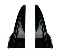 Car Rear Bumper Lip Diffuser Side Splitter Spoiler Body Kit For Mercedes-Benz C-Class W205 C180 C200 C260 C43 AMG 2015-2021(Black-Glossy black)