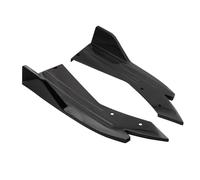 Car Rear Bumper Lip Diffuser Splitter for Abarth 695 Anniversario 2019 2020 2021 2022 2023 2024 2025, 2 Pcs Wrap Angle Spoiler Side Fin Scratch Protector, Car Accessories,Bright Black