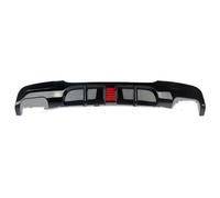 Car Rear Bumper Lip For Bmw For E90 For E91 320d 325d 330d 335i 2005-2013 LED Lights Rear Diffuser Bumper Lip Splitter(Black)