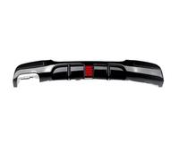 Car Rear Bumper Lip For Bmw For E90 For E91 320d 325d 330d 335i 2005-2013 LED Lights Rear Diffuser Bumper Lip Splitter(Black a)