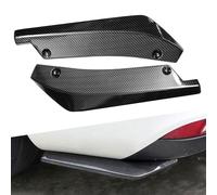 Car Rear Bumper Lip Spoiler for Audi A3 8P Hatchback 2000-2003 2004 2005, 2 Pcs Corner Llip Diffuser Side Fin Scratch Protector, Accessories,Carbon Fiber Black