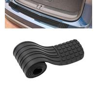 Car Rear Bumper Protector 41Inch × 3.4 Inch Trimmable Universal Anti-Scratch Rubber Guard for Car SUV Truck Van Non-Slip Trunk Protection Strip Easy Install Exterior Accessories
