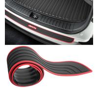 Car Rear Bumper Protector, Bumper Protector Strip,Heavy Duty Anti-Scratch Guard Strip, Universal Trunk Protection Cover for SUV Pickup Van, Easy Install Black Exterior Accessory (Sports)
