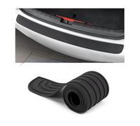 Car Rear Bumper Protector Cover for Ford Kuga Puma S-max ST Line,Strip Rubber Bumper Protector Strip Anti-Scratch Rear Bumper Guards Sill Plate Scuff Sticker,A/Black-104cm*9cm