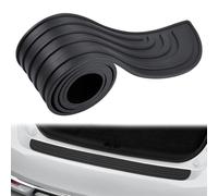 Car Rear Bumper Protector for BYD-Song/Plus/Champion/DMi EV/Seal U 2023 2024，Self-Adhesive Scratch Durable Trunk Guard Trim Strip Guards Styling Accessories,90cm×7cm-A/Black