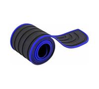 Car Rear Bumper Protector for Ford Transit | Tourneo Custom 2023-2024 2025, Rubber Trunk Door Sill Edge Strip Durable Anti-Scratch No Punching Required Accessories,90cm*7cm-C/Blackblue