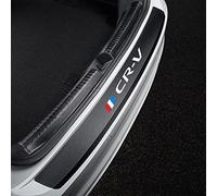 Car Rear Bumper Protector for Hon-da CRV CR-V, Carbon Fiber Anti-Scratch Trim Cover Sticker with Logo Body Styling Fittings
