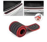 Car Rear Bumper Protector for Jaguar F-Pace 2015 2016 2017 2018 2019 2020, Trunk Door Boot Sill Strip Bumpers Car Trunk Door Sill Edge Protector Strip,A-Width 9cm