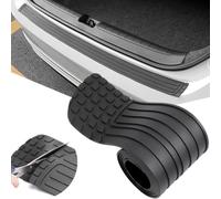 Car Rear Bumper Protector for Jiangling Ford Imported Old Model Tourneo - 2015, Universal Anti-Scratch Rubber Guard Cover Strip Flexible Sill Scuff Threshold Boot