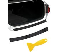 Car Rear Bumper Protector for Land Rover Defender/Freelander/Discovery 1 2 3 4 5, Carbon Fiber Rear Bumper Protector Strip Auto Rear Trunk Door Sill Guard Sticker