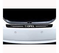 Car Rear Bumper Protector, for Opel Insignia Astra J H G Corsa D Zafira B Carbon Fiber Anti-Scratch Anti-Collision Leather Protective