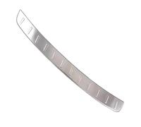 Car Rear Bumper Protector For P&orsche For Cayenne 2011 2012~2014 Rear Styling Stainless Rear Bumper Protector Sill Trunk Tread Plate Trim Car Accessories Car trunk protection strip(Silvery)