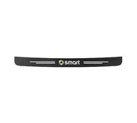 Car Rear Bumper Protector for Smart EQ Fortwo Cabrio 2019 2020 2021 2022, Carbon Trunk Sill Door Edge Protection Strip Door Entry Trim Cover Car Accessories Gift