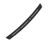 Car Rear Bumper Protector for Tesla Model 3, Anti-scratch Bumper Protector Strip Tailgate Trim Strip Carbon Fiber Anti-scratch Sticker