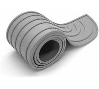 Car Rear Bumper Protector for Tesla Model 3/Model Y/Model S/Model X 2000-2023 2024 2025, Rubber Boot Sill Strip Anti-Scratch Rear Guard Auto Exterior Styling Accessories,90cm*7cm-Grey