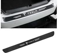 Car Rear Bumper Protector for Tesla Model S 2016-2021, Car Carbon Fiber Trunk Door Sill Edge Anti-Scratch Decorative Strips Boot Protector Styling Accessories,B