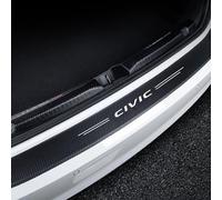 Car Rear Bumper Protector Guard for Hon-da Civic Anti-Scratch Carbon Fiber Trunk Sill Door Entry Trim Cover Vehicle Door Entry Protection Strip