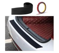 Car Rear Bumper Protector Guard, Rubber Scratch-Resistant Protection Strip Sticker, Auto Non-Slip Trunk Door Entry Trim Cover, Universal Vehicle Accessories for Most Cars (Black)