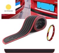 Car Rear Bumper Protector Universal Rear Bumper Guard Rubber Scratch-Resistant